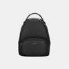 David Jones PU Leather Handle Backpack Backpack Trendsi Black One Size 