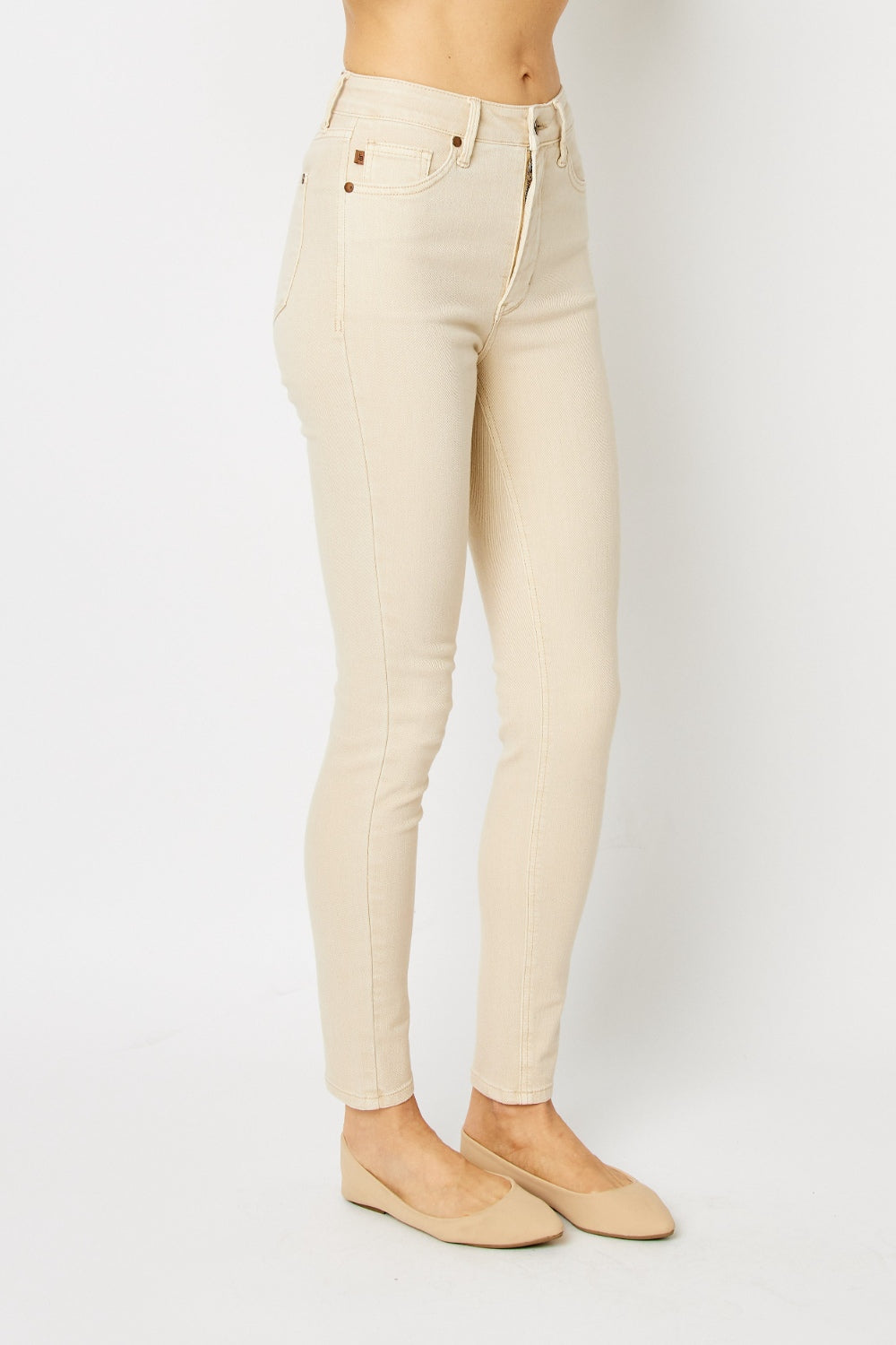 Judy Blue Full Size Garment Dyed Tummy Control Skinny Jeans - NeoKira Unlimited