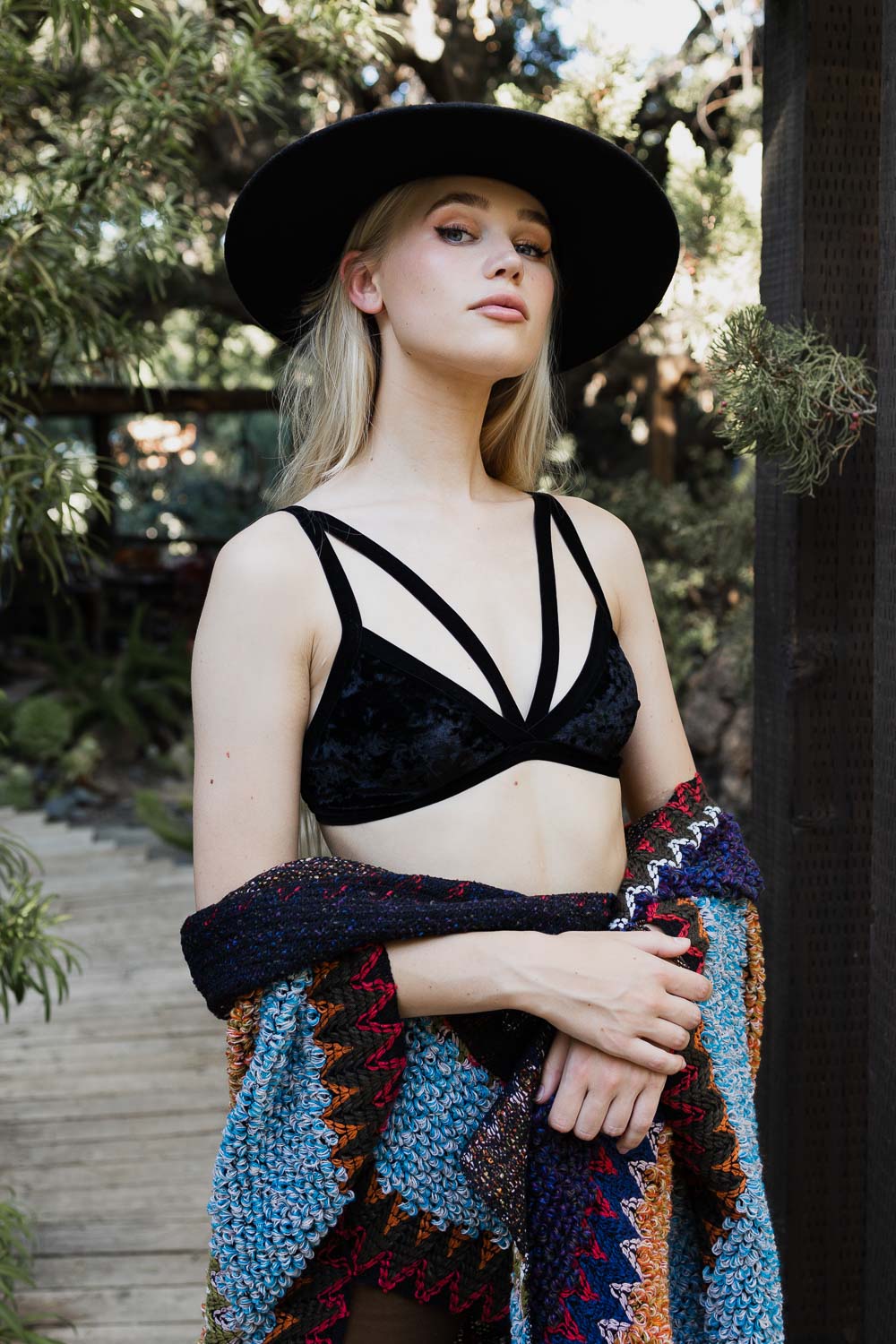 Dainty Crushed Velvet Bralette - NeoKira Unlimited