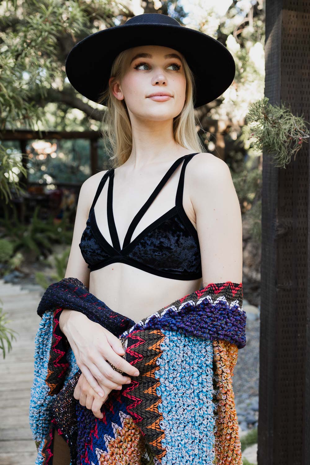 Dainty Crushed Velvet Bralette - NeoKira Unlimited