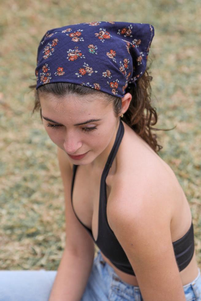 Dainty Floral Bunch Bandana Bandanas