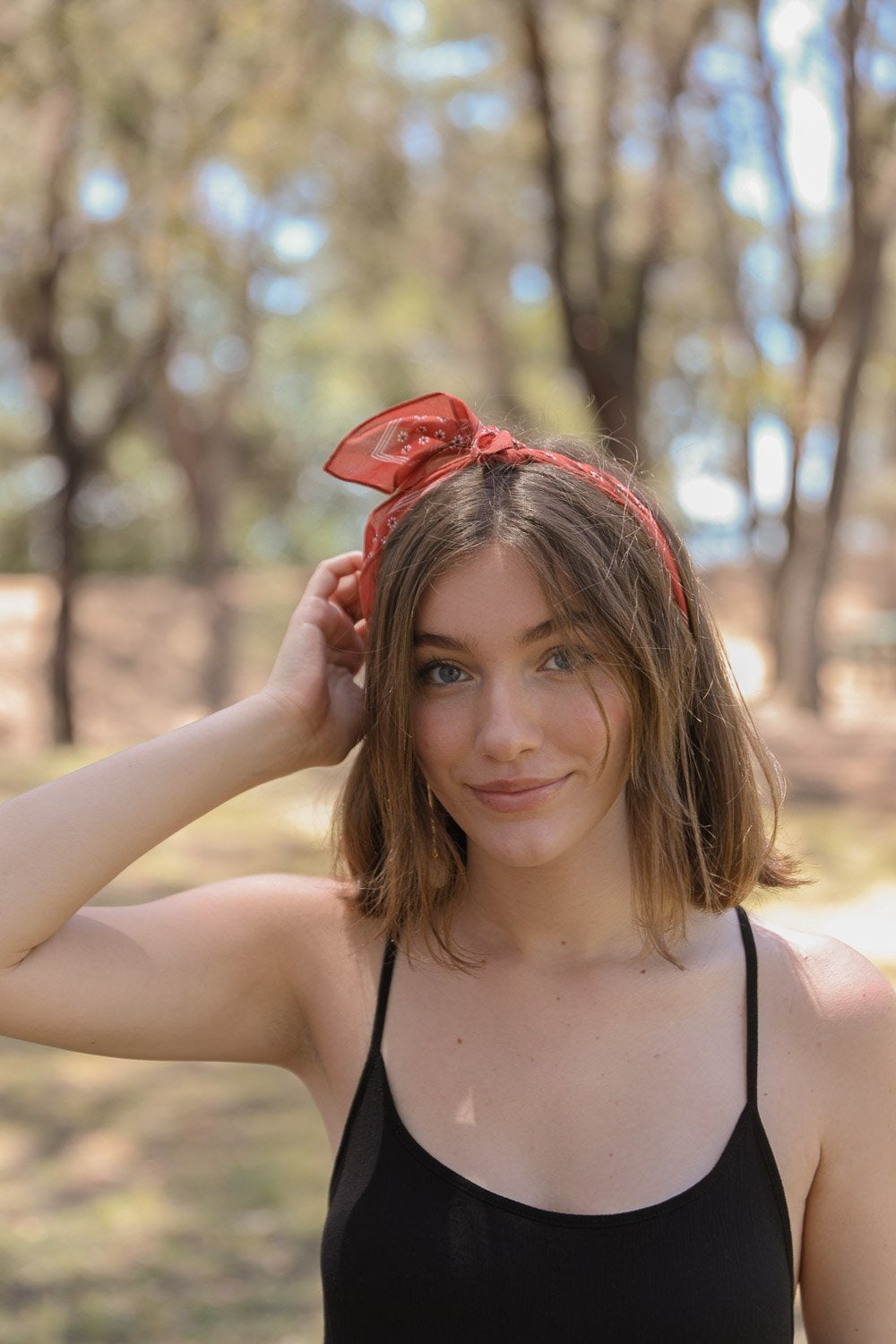 Daisy Flower Field Bandana Bandanas