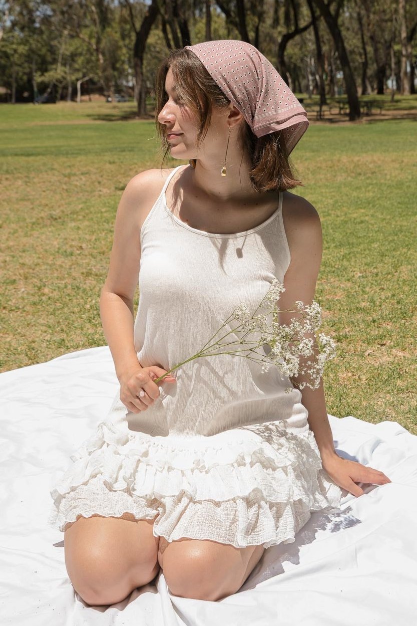 Daisy Flower Field Bandana - NeoKira Unlimited