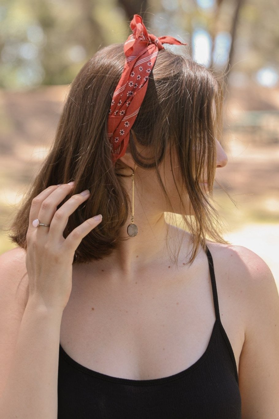 Daisy Flower Field Bandana - NeoKira Unlimited