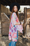 Daydream Tie Dye Cover Up Kimono Leto Collection   