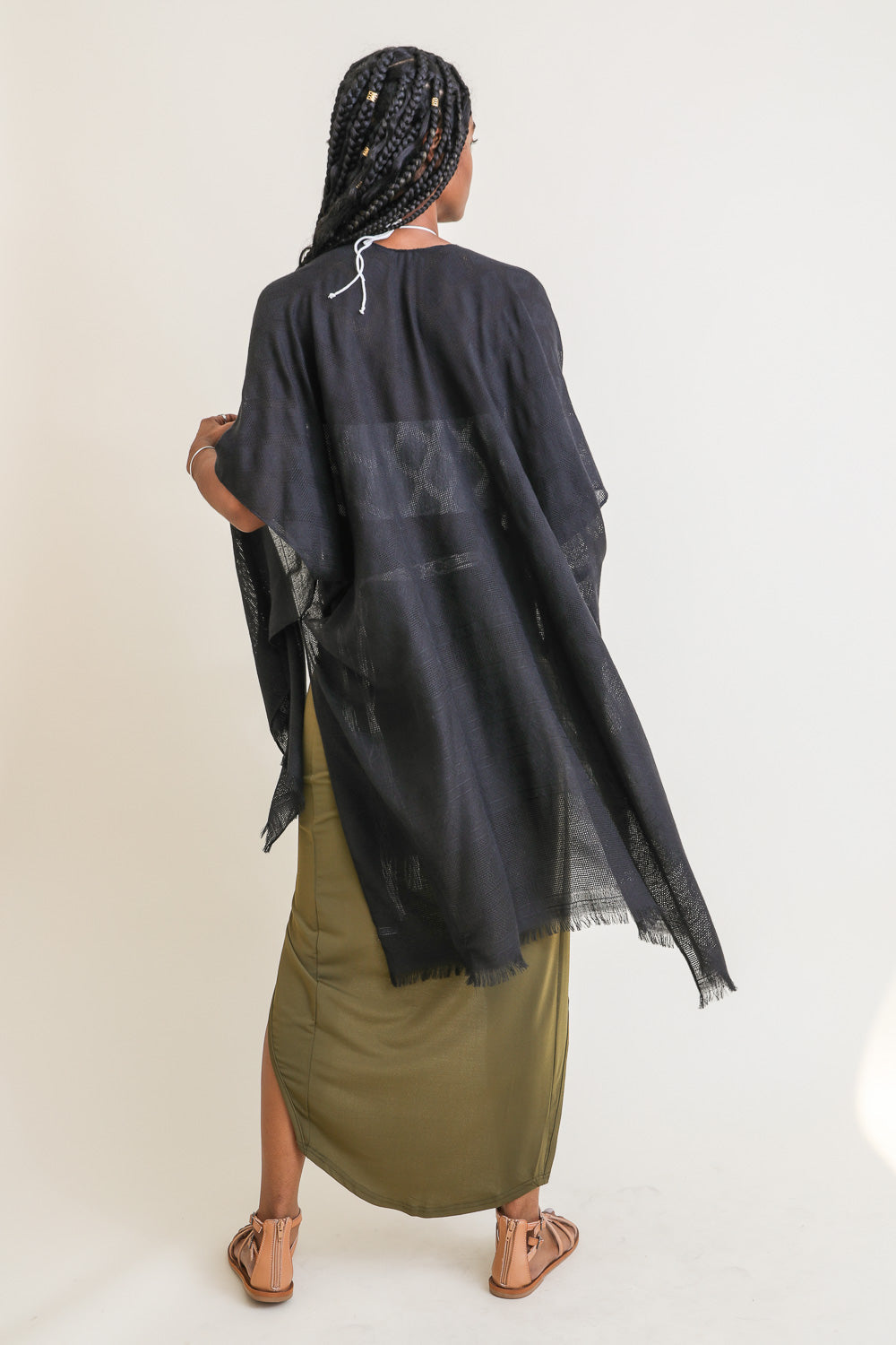 Diamond Embroidered Kimono - NeoKira Unlimited