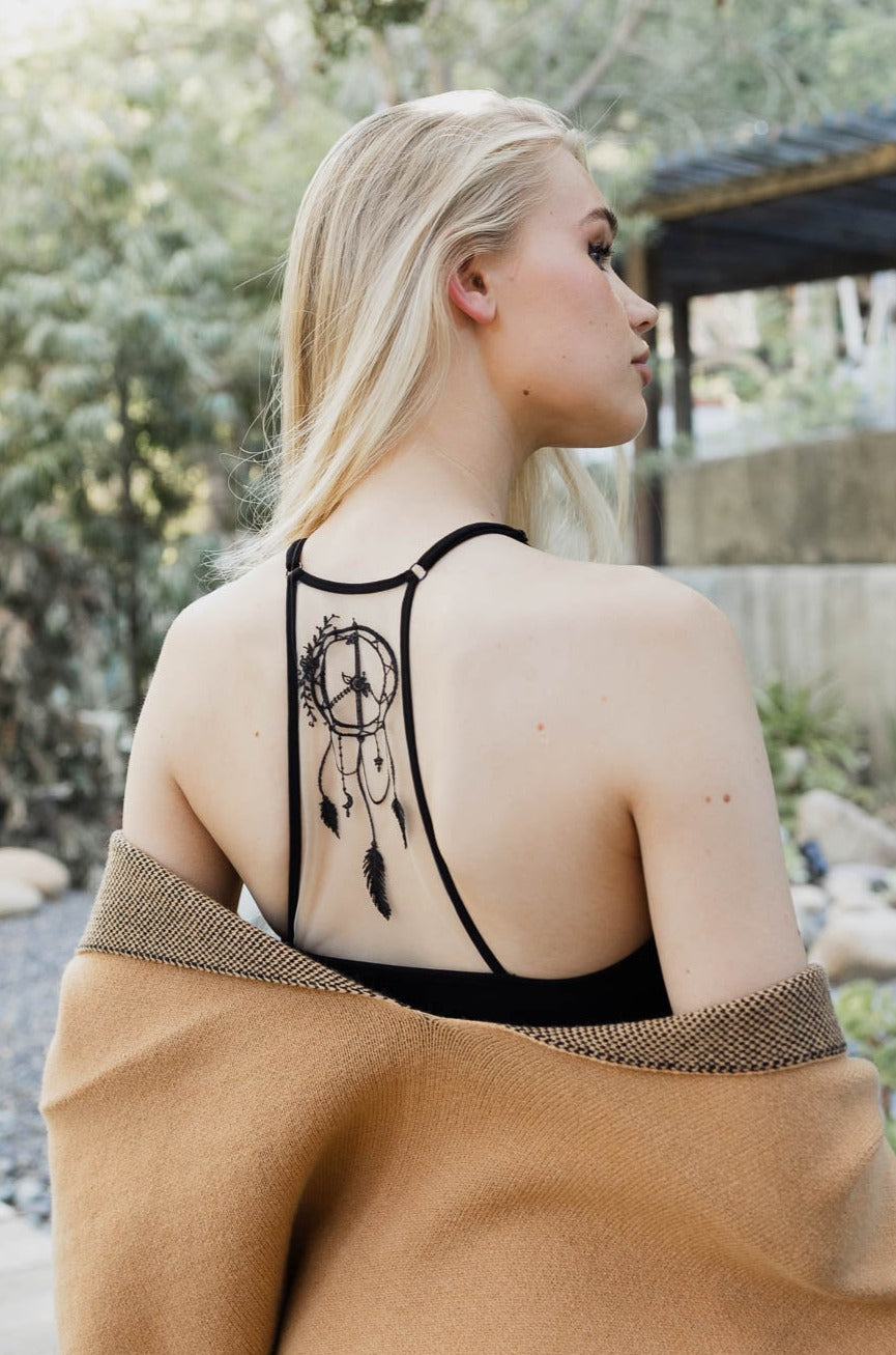 Dreamcatcher Tattoo Back Brami - NeoKira Unlimited