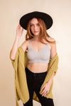 Dreamy Ribbed Knit Lounge Brami Brami Leto Collection XS/S Light Gray 