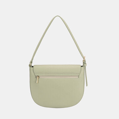 David Jones Metal Buckle Shoulder Bag - NeoKira Unlimited