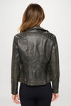 Coalition LA Studded Classic Moto Faux Leather Jacket Jacket Trendsi   