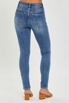 RISEN Full Size Mid Rise Ankle Skinny Jeans Jeans Trendsi   