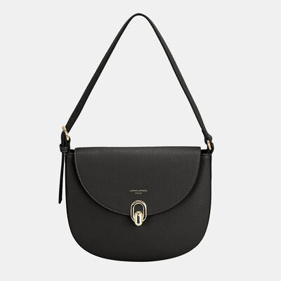 David Jones Metal Buckle Shoulder Bag - NeoKira Unlimited