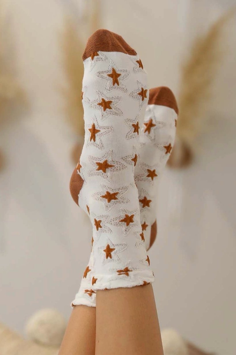 Eco-Friendly Star Design Socks - NeoKira Unlimited