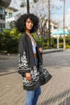 Embroidered Floral Vine Kimono Kimono Leto Collection   