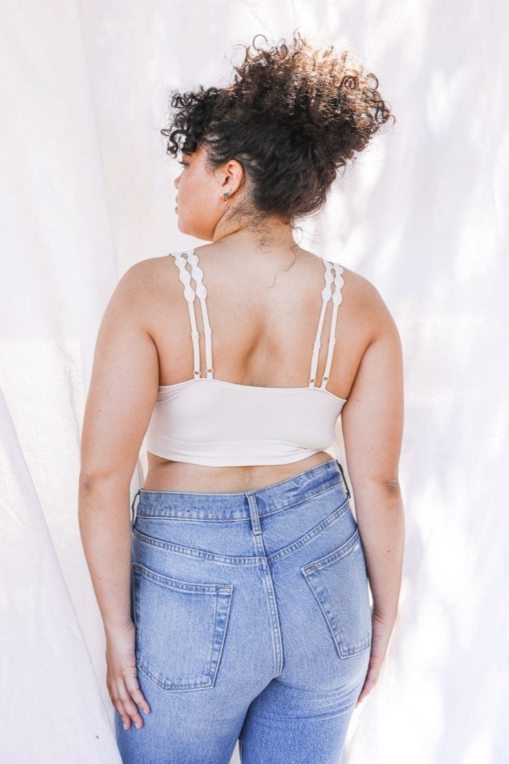 Eye Lace Applique Bralette - NeoKira Unlimited