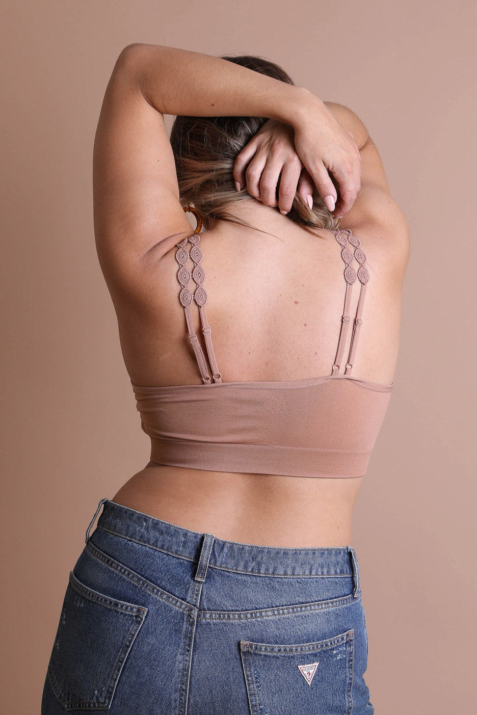 Eye Lace Applique Bralette - NeoKira Unlimited