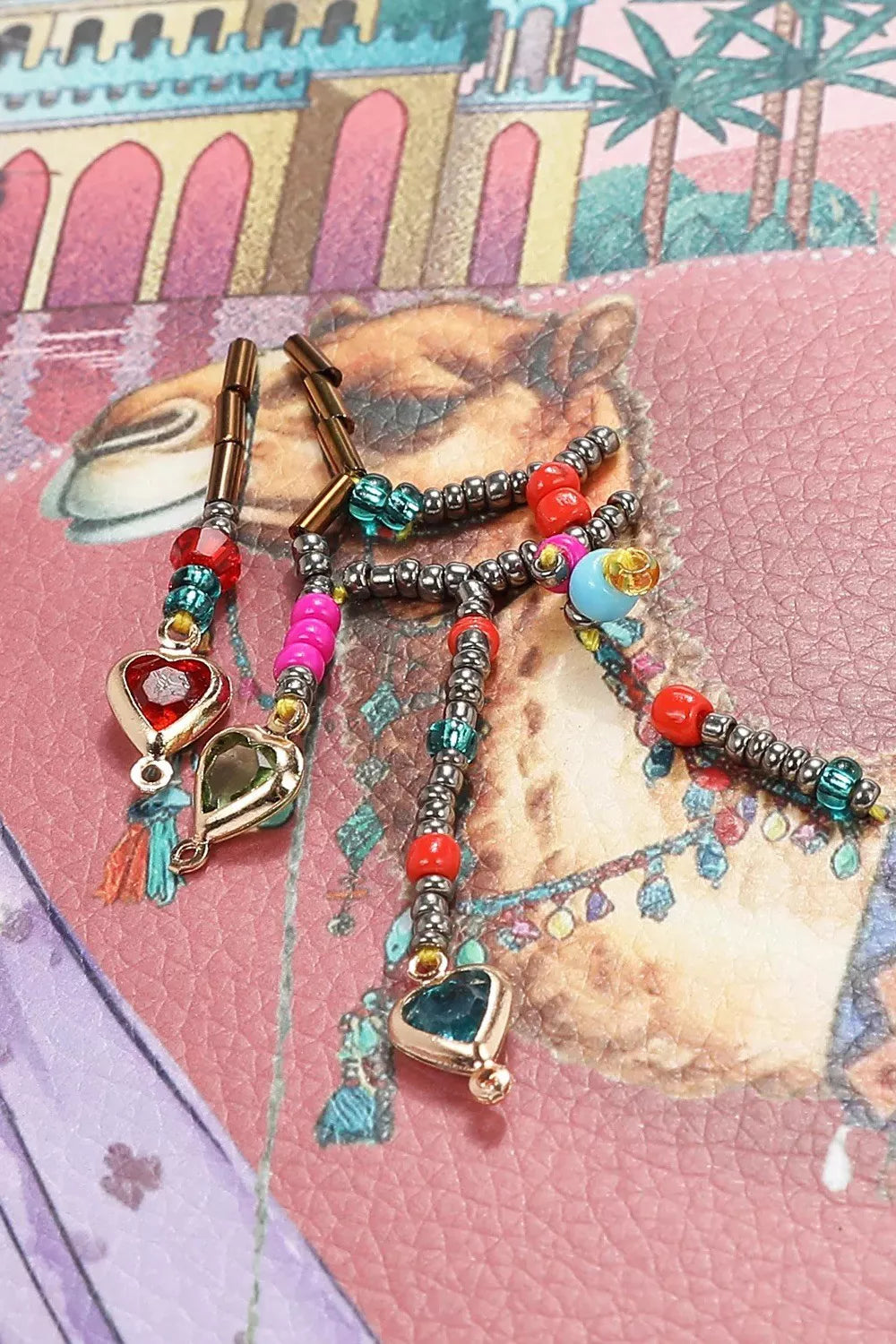 Nicole Lee USA Queen Cleopatra Handbag Statement Boho Glam Bag - NeoKira Unlimited