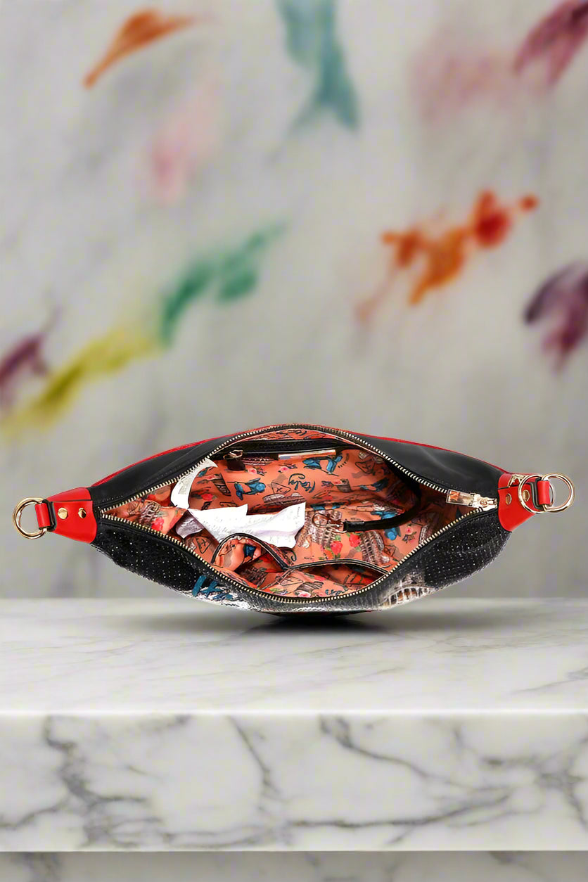 Nicole Lee USA Martha Travels Italy Boho Glam Shoulder Bag - NeoKira Unlimited