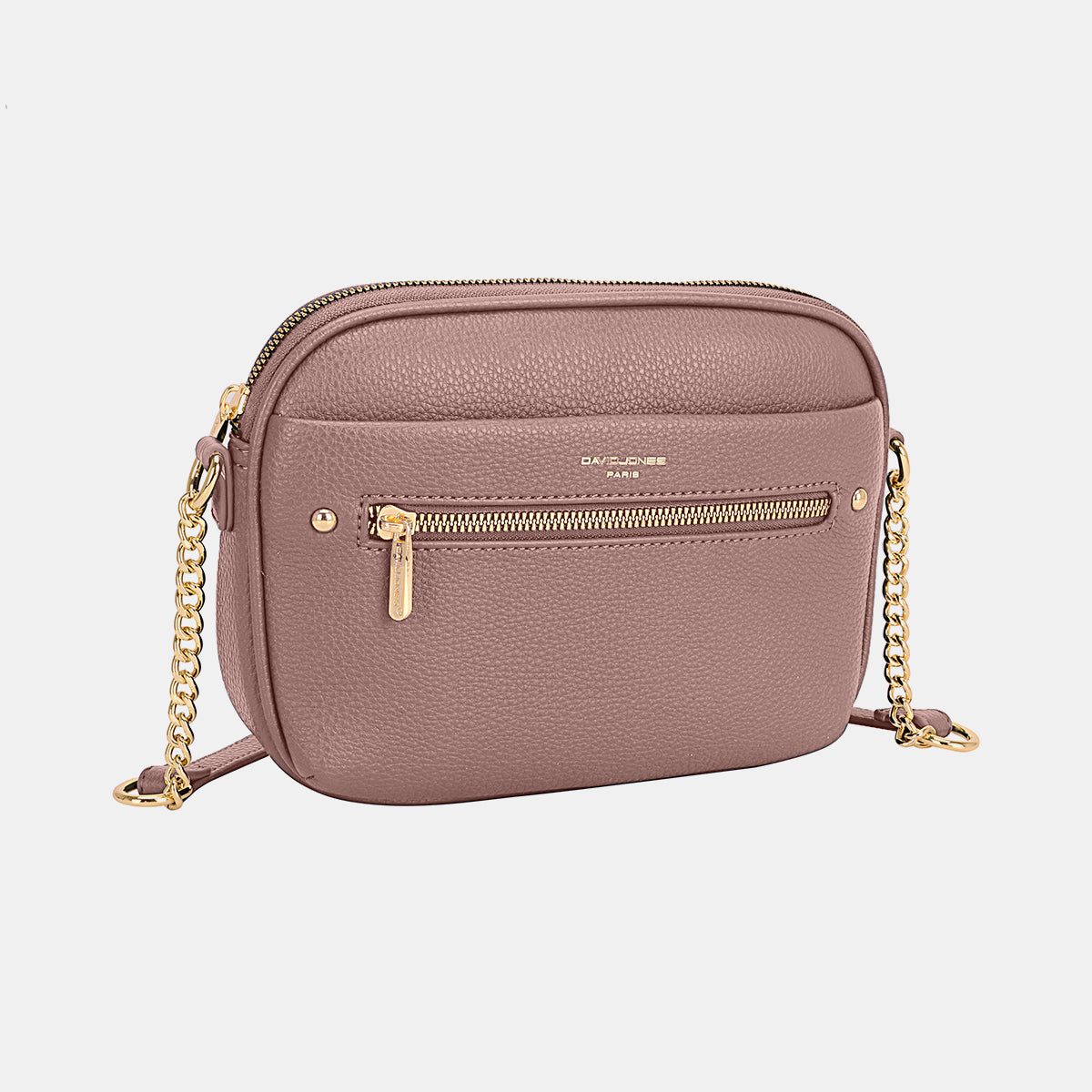 David Jones Chain Detail Small Crossbody Bag Crossbody Bag Trendsi D.Pink One Size 