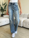 Judy Blue Full Size High Waist Straight Jeans Jeans Trendsi Light 0/24 