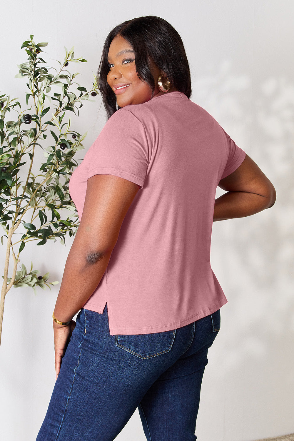 Basic Bae Full Size Round Neck Short Sleeve T-Shirt - NeoKira Unlimited