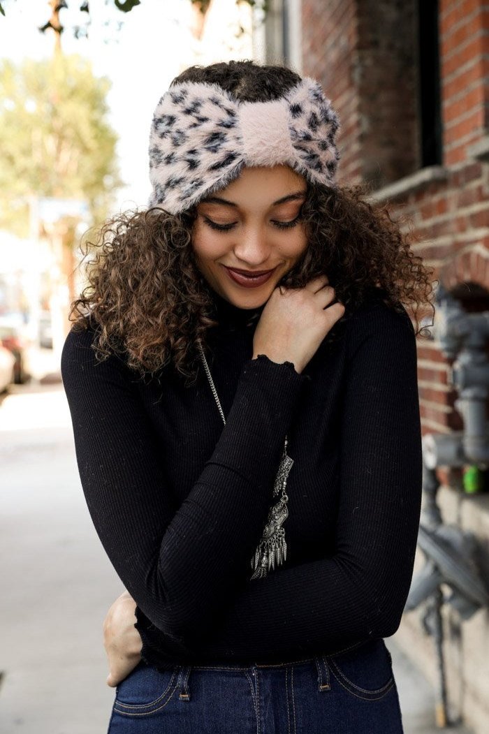 Faux Leopard Head Wrap - NeoKira Unlimited