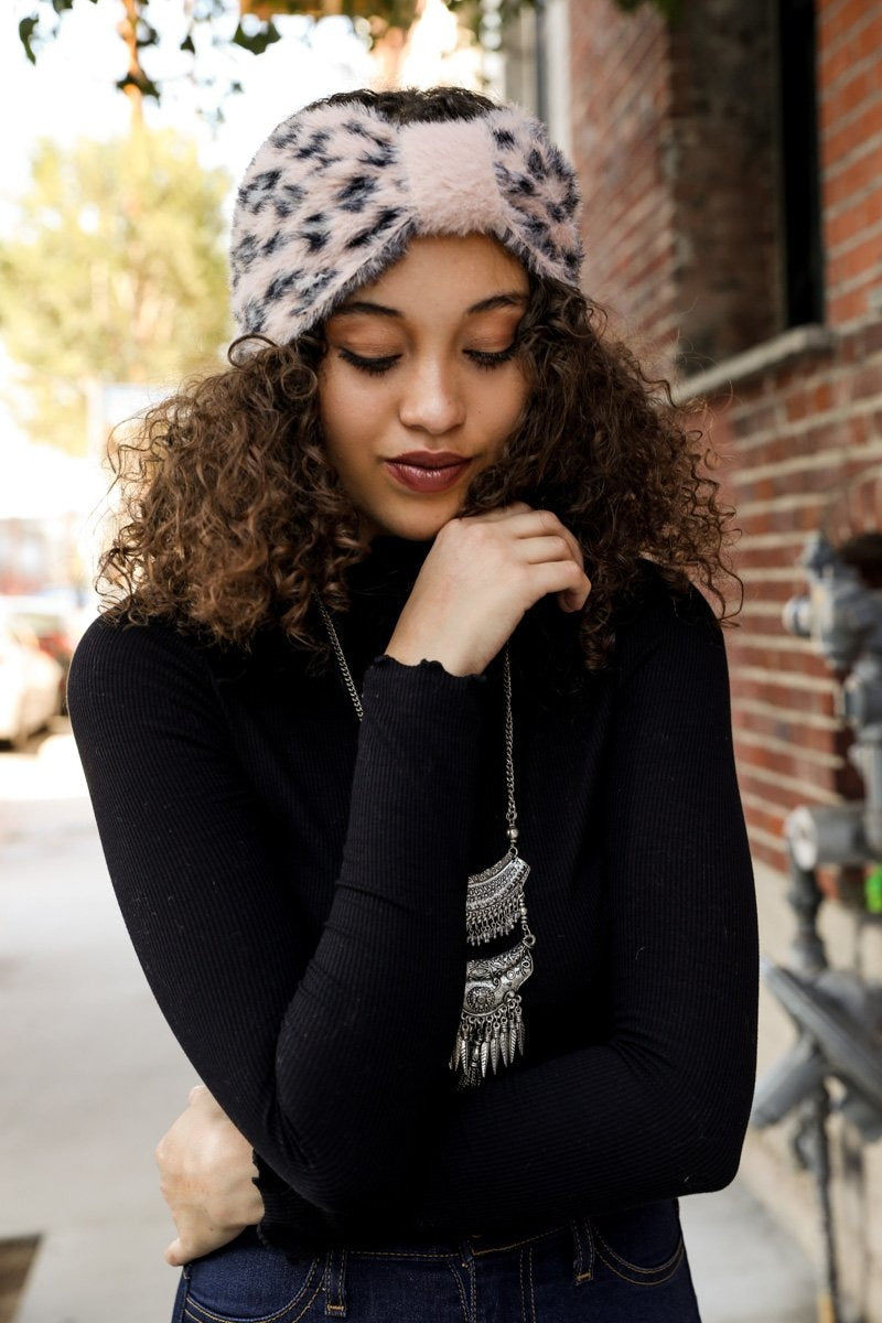 Faux Leopard Head Wrap - NeoKira Unlimited