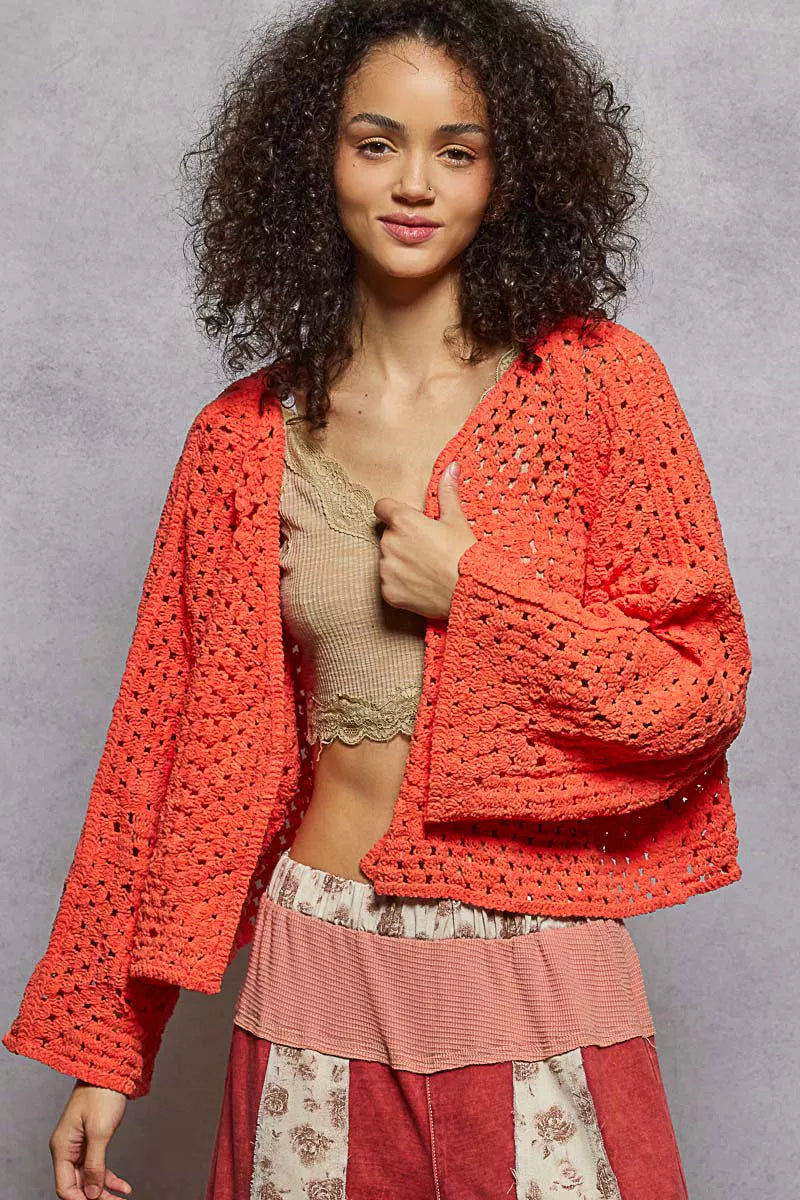 POL Open Front Cardigan Crochet Patterns | Boho Chic Layering Piece - NeoKira Unlimited