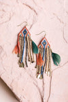 Feather & Beads Boho Earrings Earrings Leto Collection   