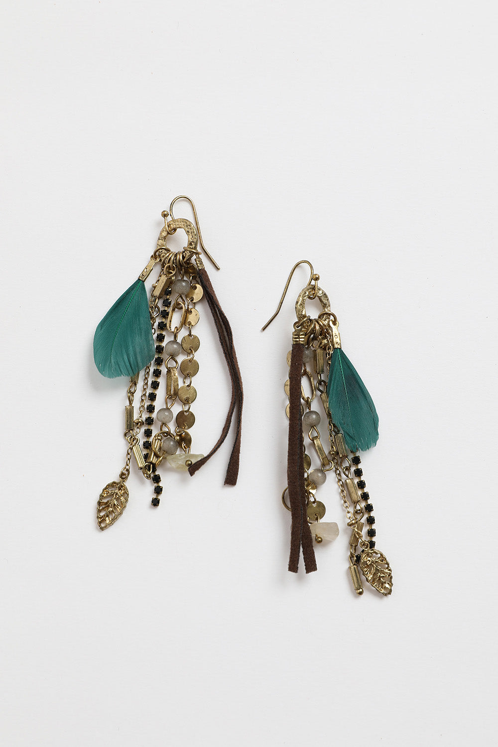 Feather Combo Dangling Earrings - NeoKira Unlimited