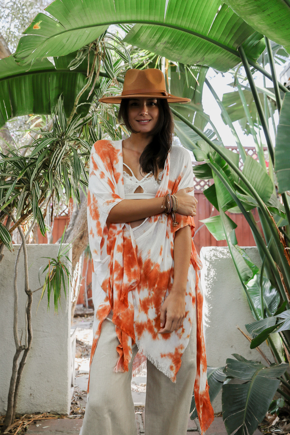 Festive Tie-Dye Kimono Kimono Leto Collection   