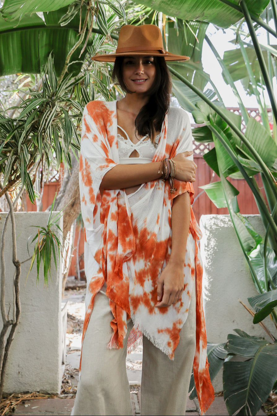 Festive Tie-Dye Kimono - NeoKira Unlimited