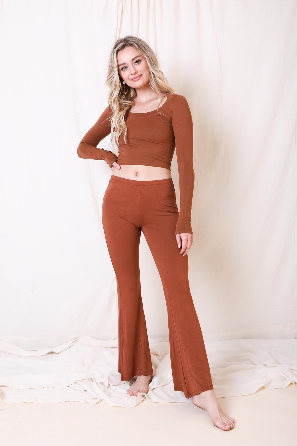 Flared Lounge Pants Pants Leto Collection   
