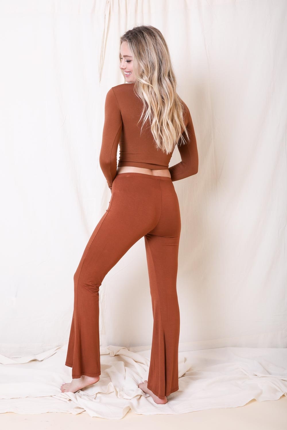 Flared Lounge Pants Pants Leto Collection   