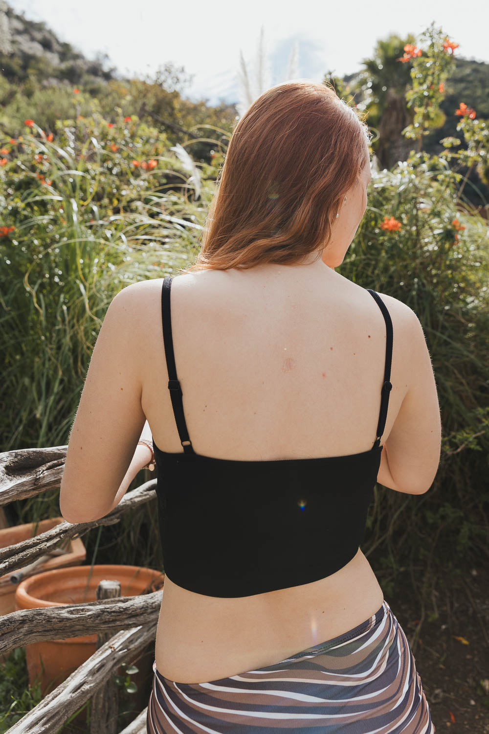 High Neck Flora Seamless Mesh Lace Bralette - NeoKira Unlimited