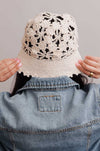 Floral Crochet Bucket Sun Hat Hats Leto Collection   