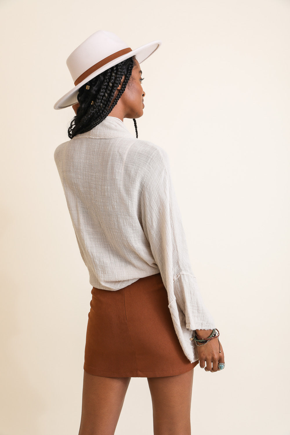 Flounce Sleeve Kimono Wrap - NeoKira Unlimited