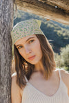 Flower Field Bandana Bandanas Leto Collection Sage  