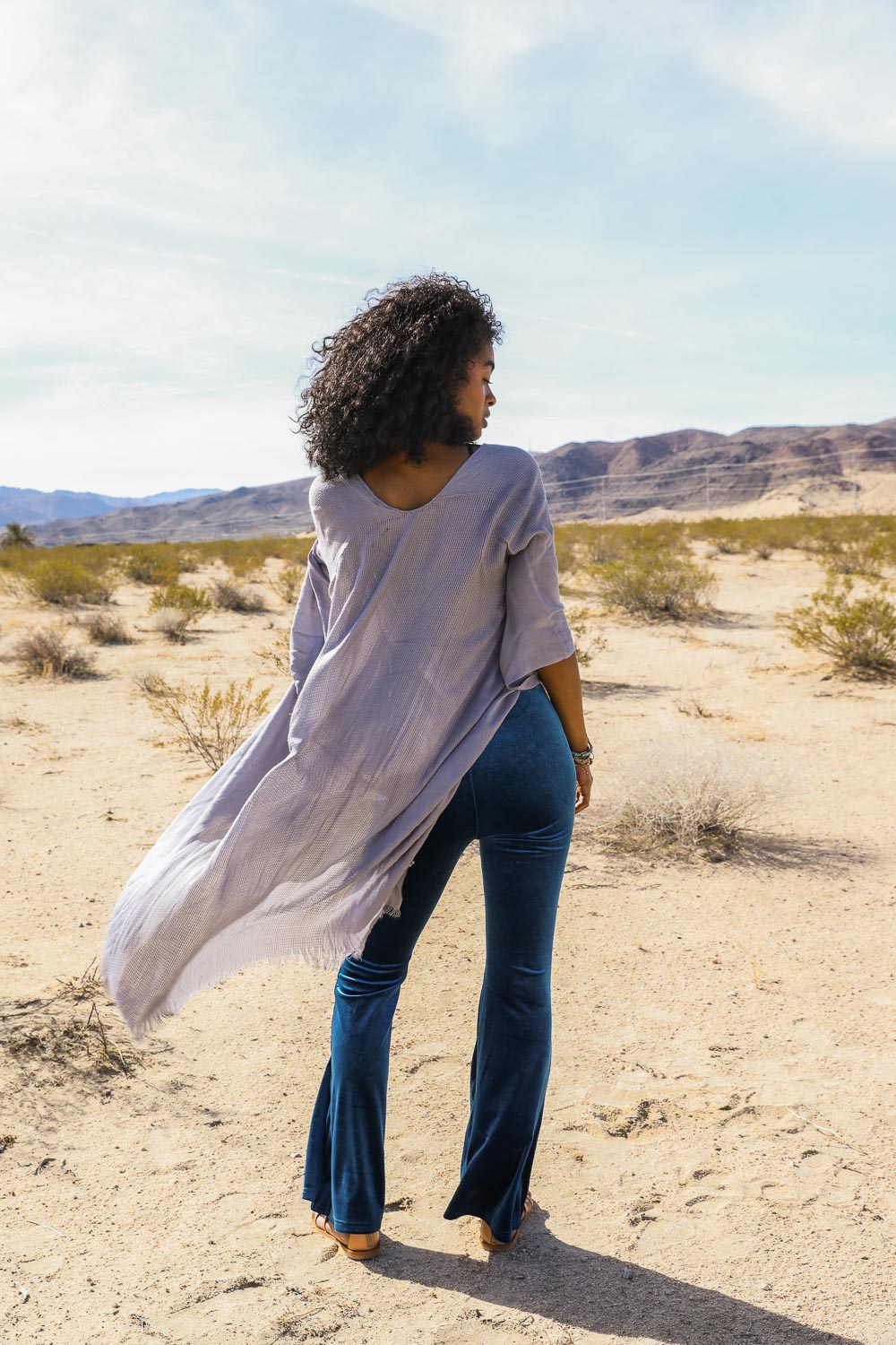 Frayed Trim Kimono - NeoKira Unlimited