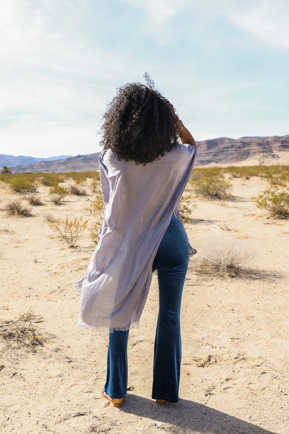 Frayed Trim Kimono - NeoKira Unlimited