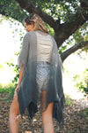 Fringe Boho Style Ombre Ruana Kimono Leto Collection   