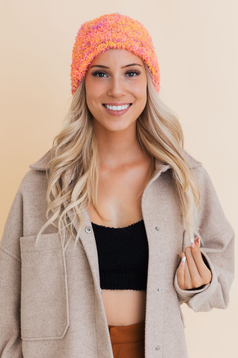 Fuzzy Fluff Toast Beanie - NeoKira Unlimited