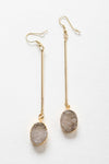 Gemstone Drop Earrings Earrings Leto Collection   