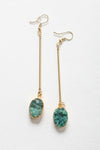 Gemstone Drop Earrings Earrings Leto Collection   