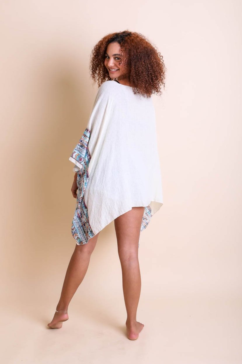 Geometric Embroidered Tunic - NeoKira Unlimited