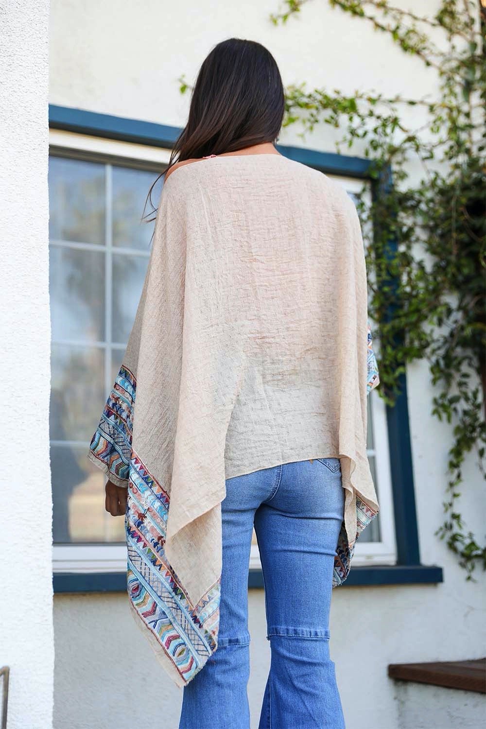 Geometric Embroidered Tunic - NeoKira Unlimited
