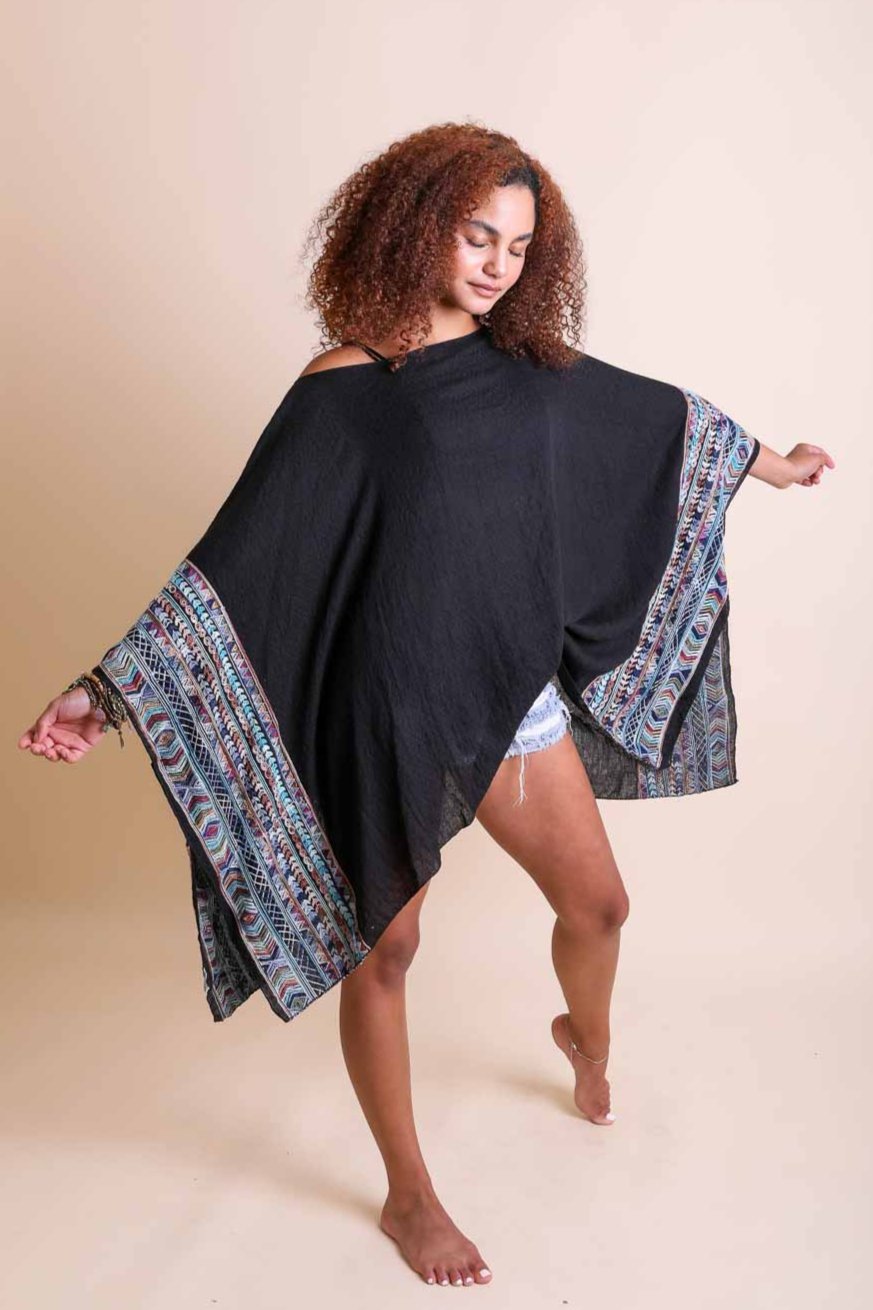 Geometric Embroidered Tunic - NeoKira Unlimited