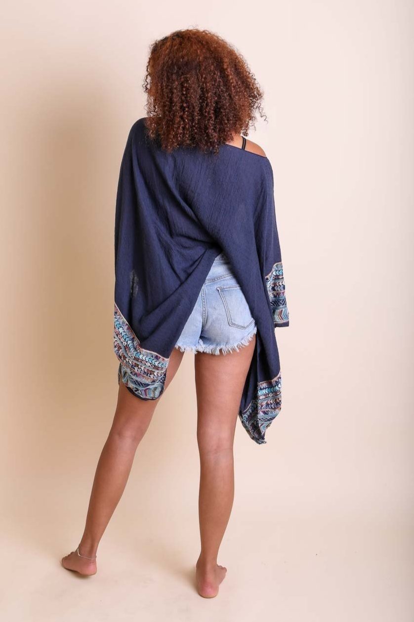 Geometric Embroidered Tunic - NeoKira Unlimited