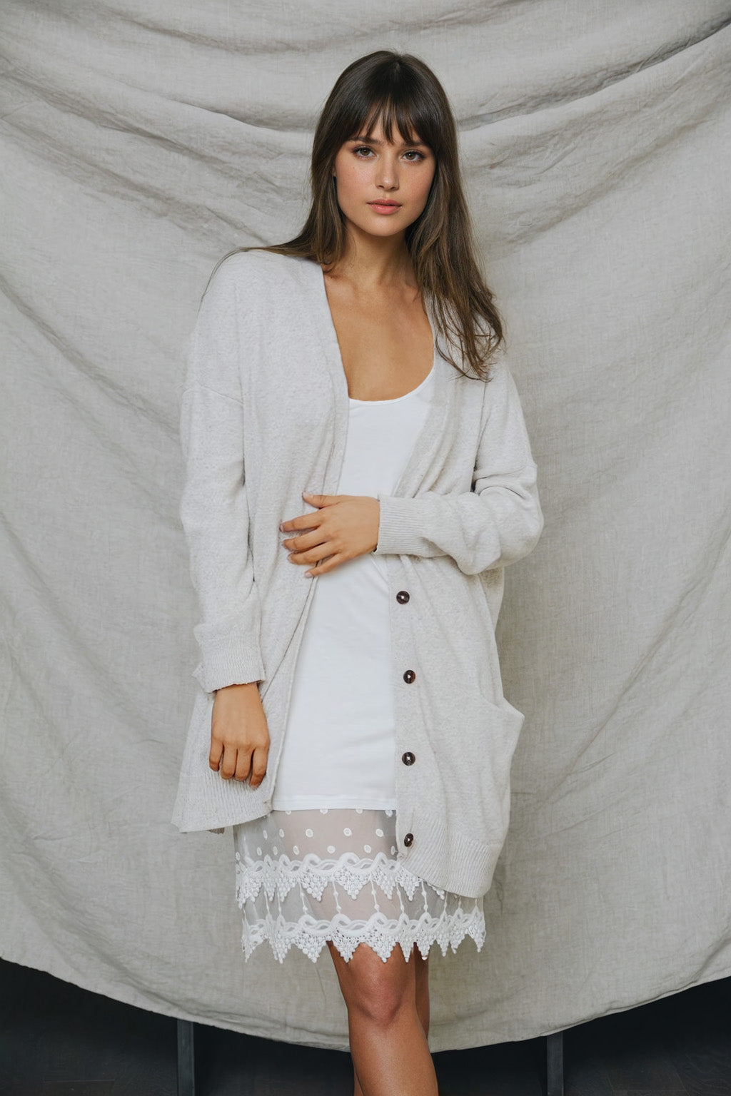 Polkadot Lace Slip Dress - NeoKira Unlimited