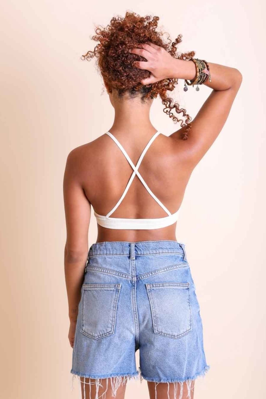 High Neck Crochet Lace Bralette – Stylish Layering Essential - NeoKira Unlimited